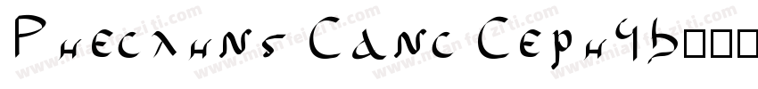 Riesling Sans Serif字体转换